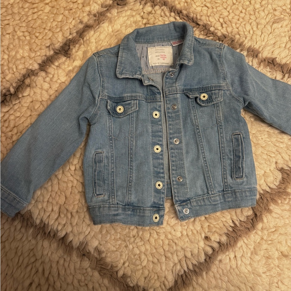 Zara Light Blue Kids Jean Jacket